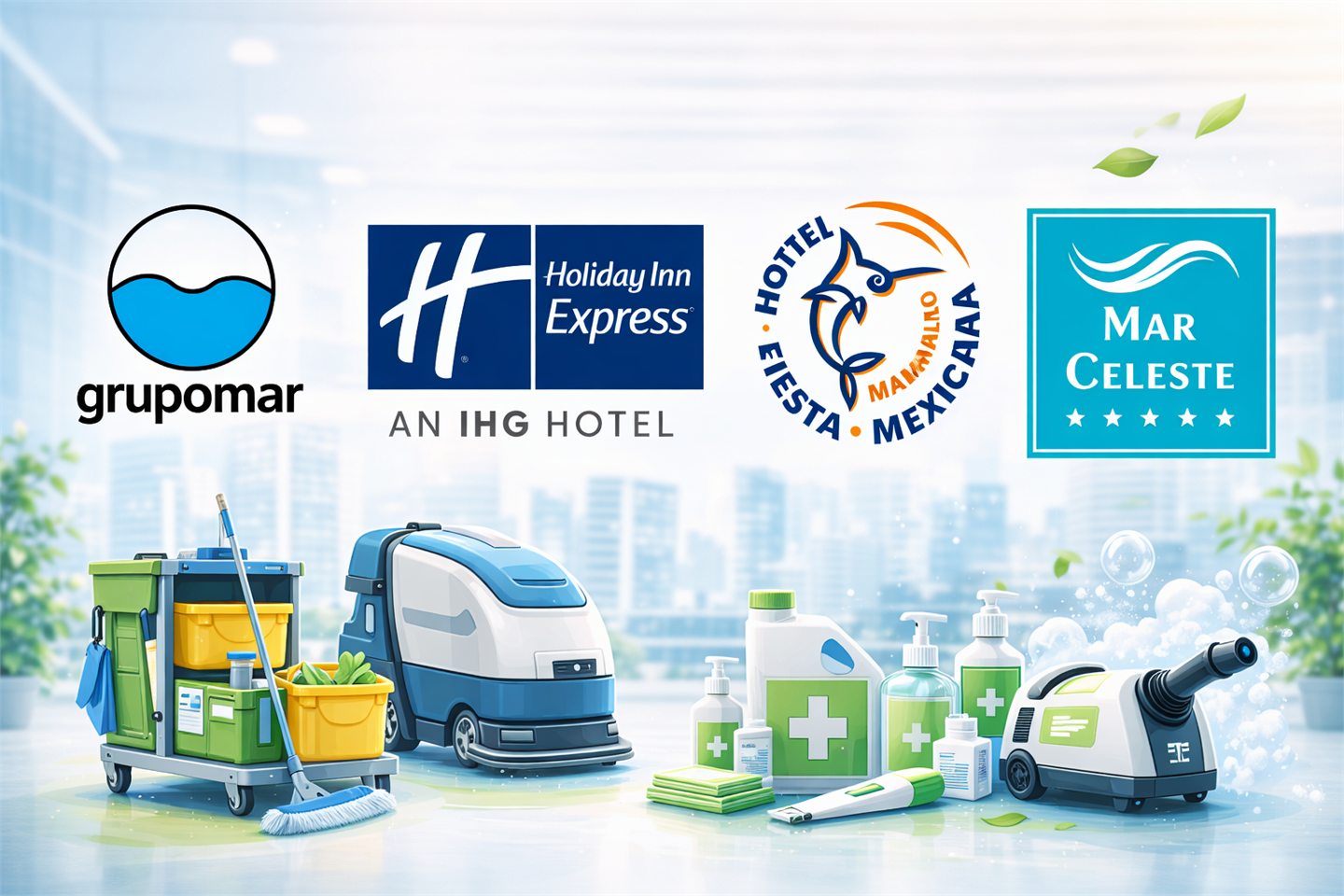 Empresas atendidas por BIOCHEMM en operaciones comerciales e industriales