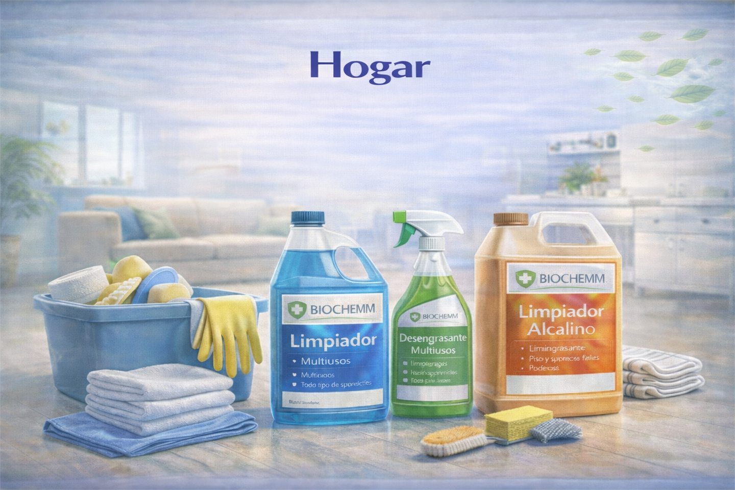 Productos multiusos para limpieza de hogar