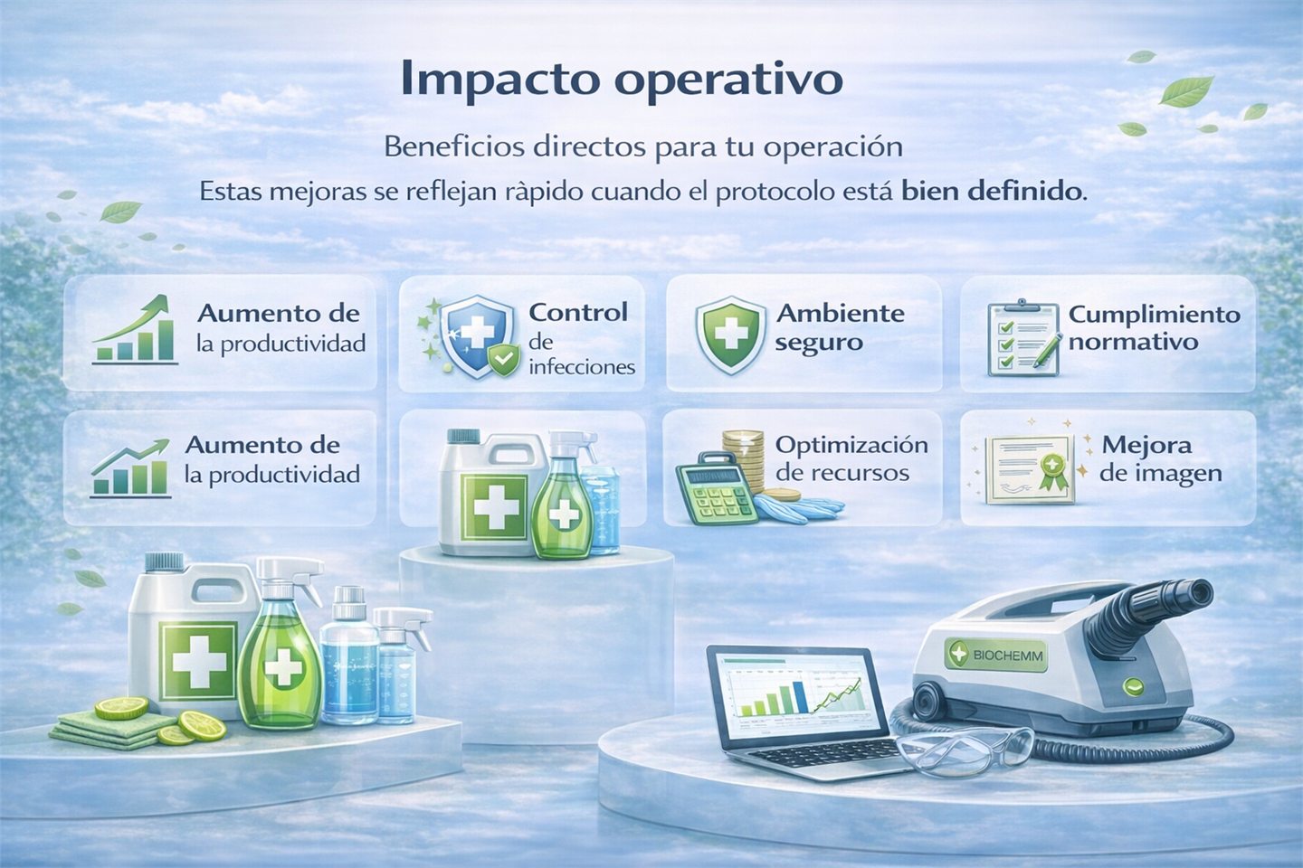 Beneficios de una rutina de limpieza bien implementada