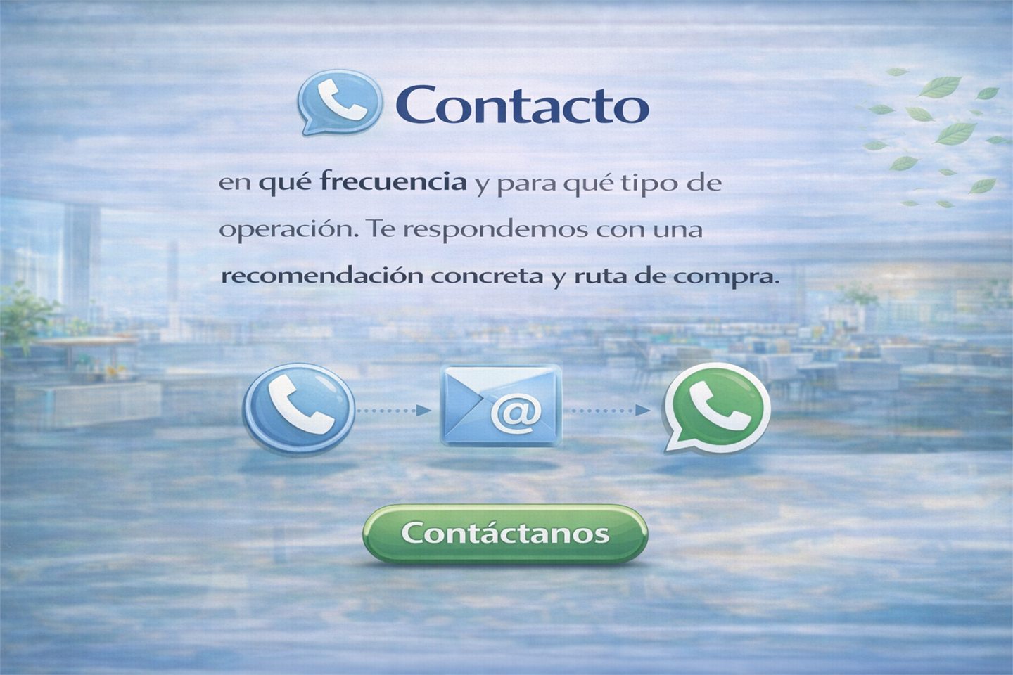 Equipo BIOCHEMM listo para atender cotizaciones y seguimiento