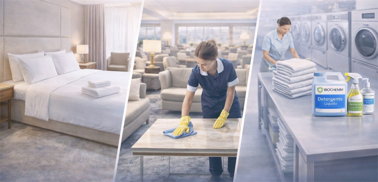 Operacion de lavanderia y limpieza en hoteleria