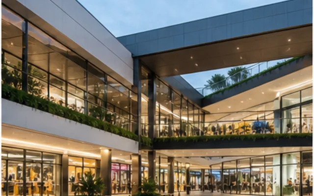 Centro comercial contempor&aacute;neo