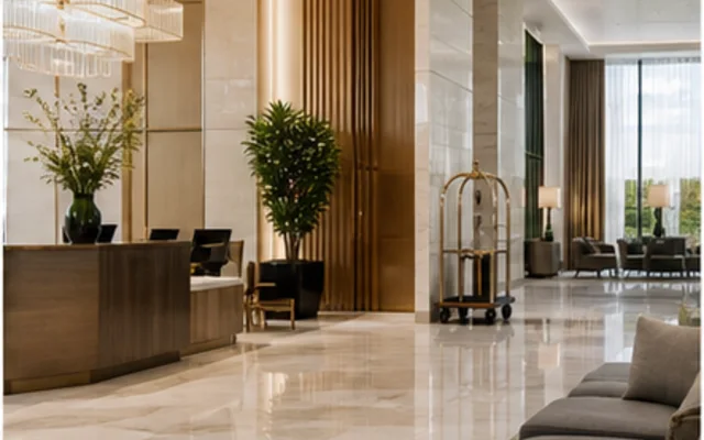 Lobby de hotel ejecutivo