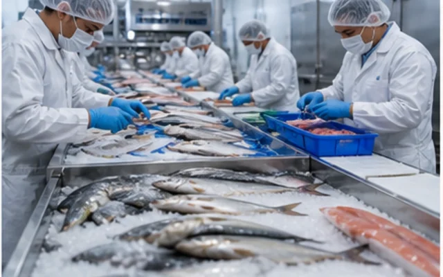 Procesamiento sanitario de pescados y mariscos