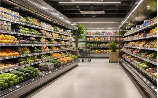 Pasillo de supermercado