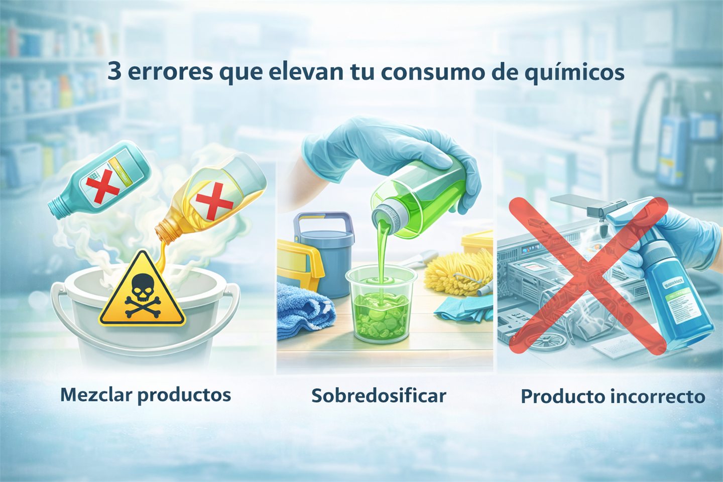 Uso eficiente de quimicos para control de costos